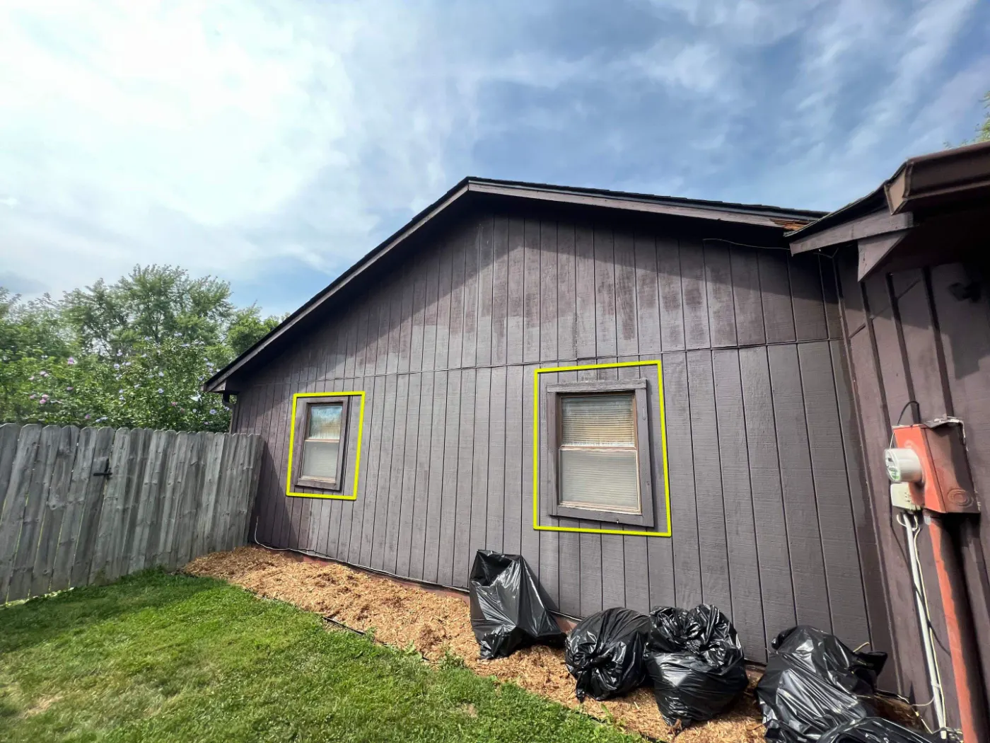 Window replacement documented in Meridian Hills